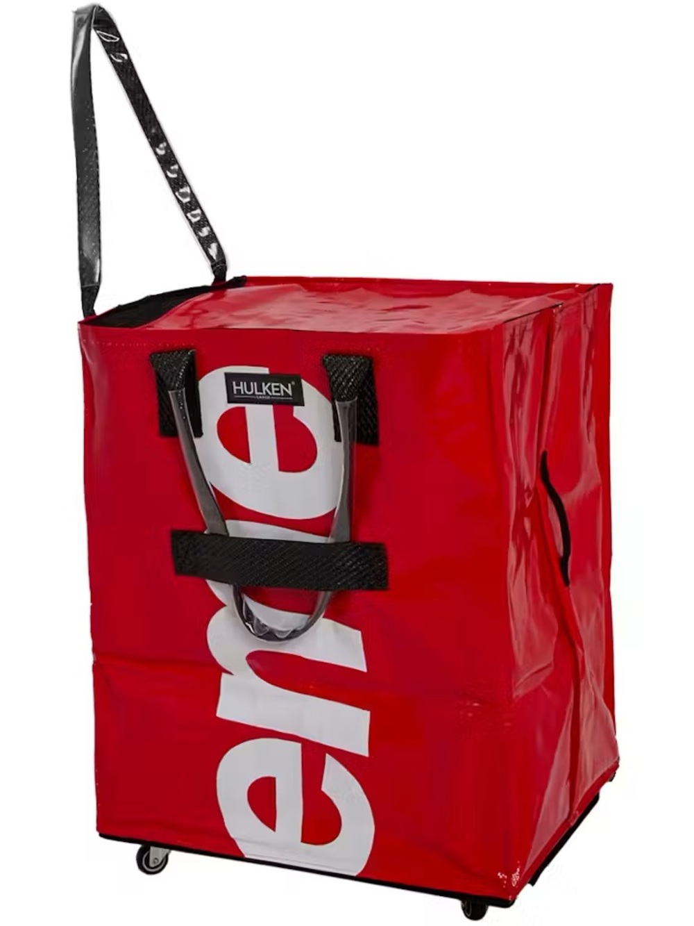 Supreme Red Rolling Shopping Tote Bag